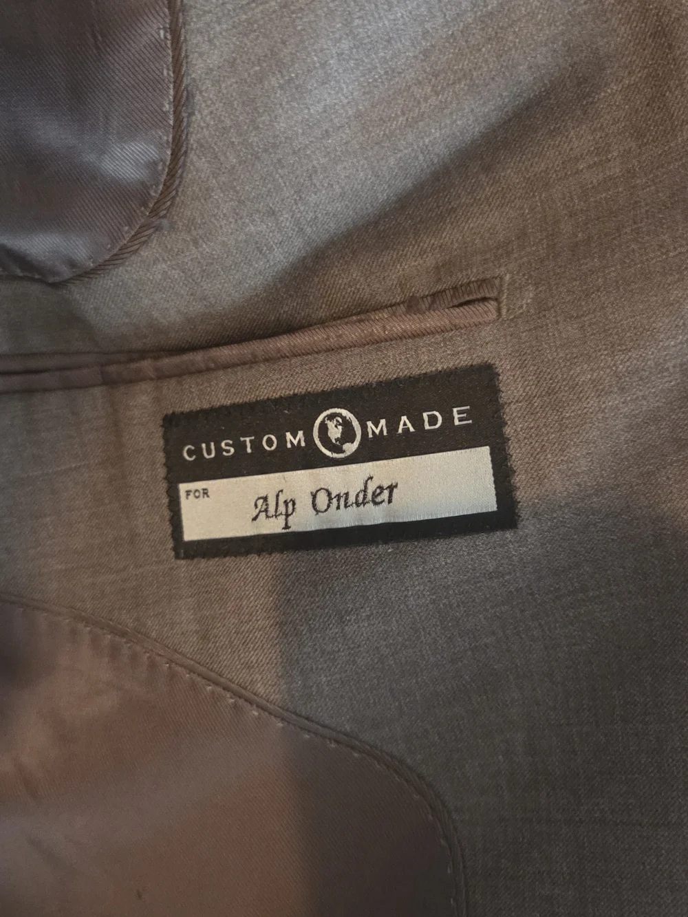 Joseph Abboud JOE Custom Made 100% Wool Blazer Sport Coat Men's 50L Gray